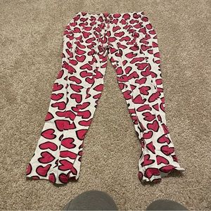 Heart pj pants